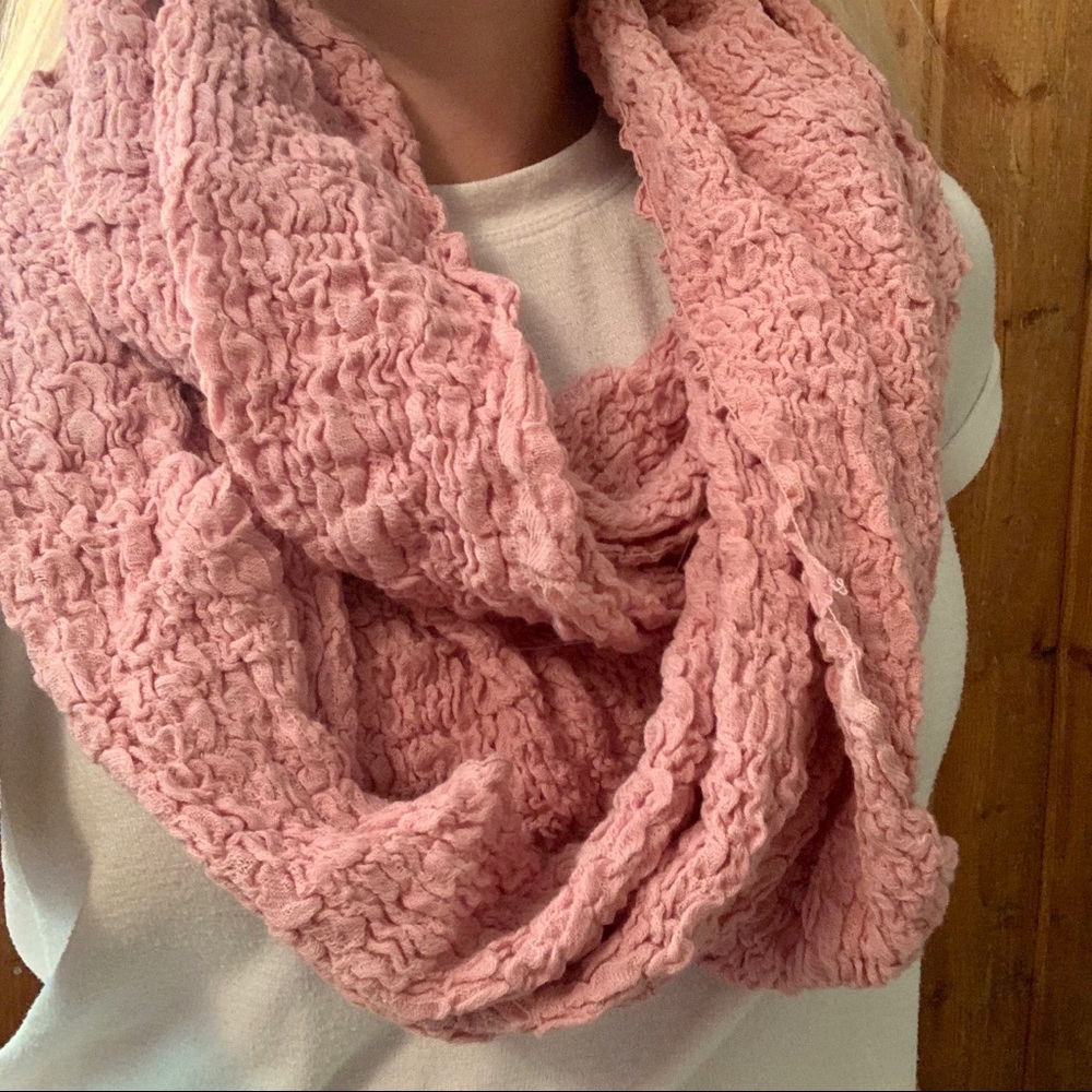 Pink Infinity Scarf - Picture 2 of 4